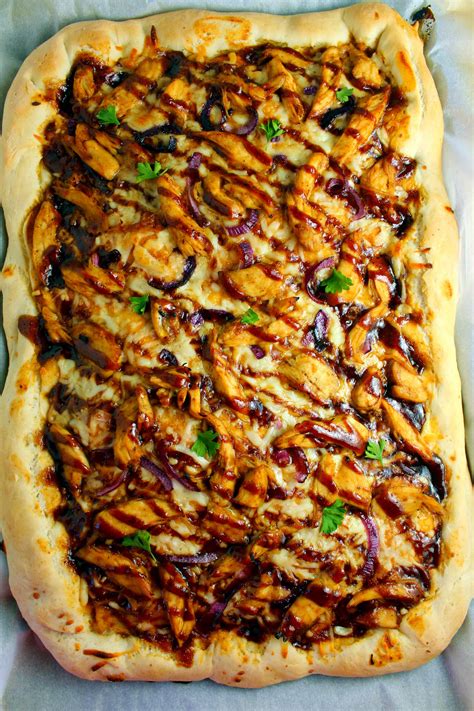 Homemade BBQ Chicken Pizza Recipe - Sweet Pea's Kitchen