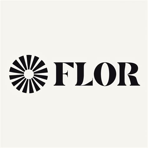Elegant Florela Logo with Abstract Floral Symbol Design Logo - Playground