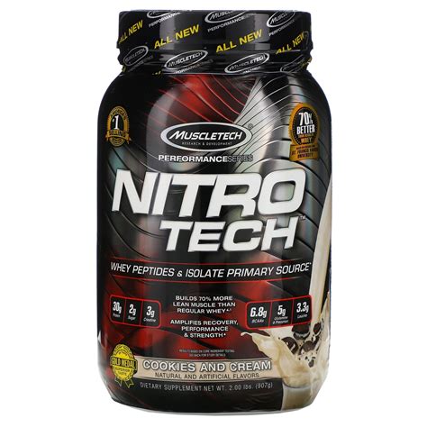 Image result for MuscleTech Nitro-Tech Whey Isolate