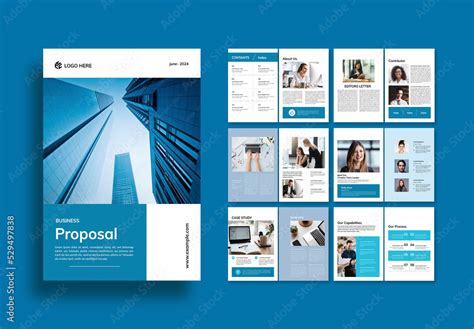 Business Proposal Layout Stock Template | Adobe Stock