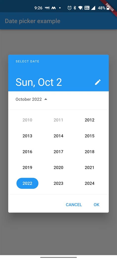 Image result for Flutter DateTimePicker