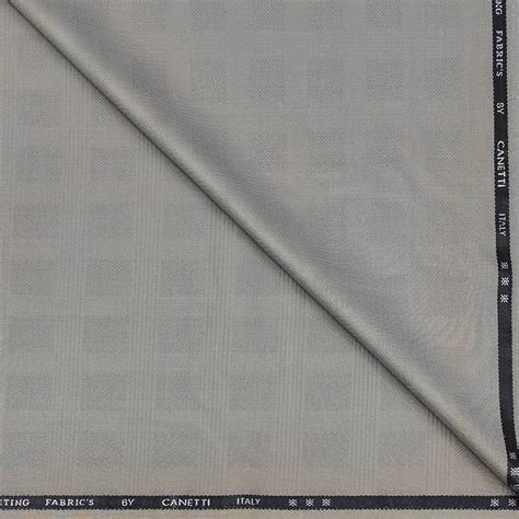 Trouser Fabric Canetti Italy Luxury TR Broad Check Colour Biscuit Brow ...