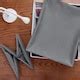 DRÖNA lid, dark grey textile, 39x34 cm (15 ¼x13 ½") - IKEA