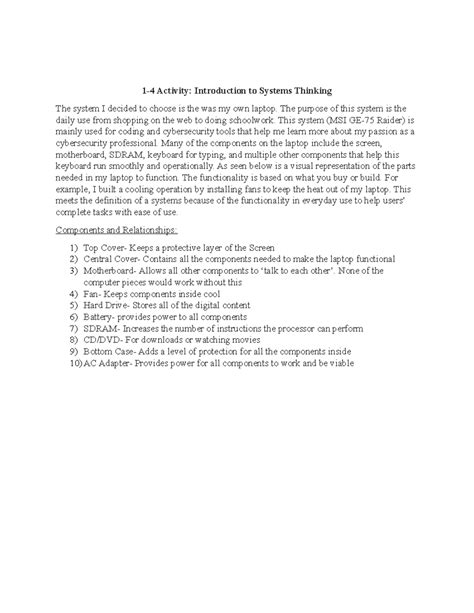 Image result for Systems Thinking Activity Introduction