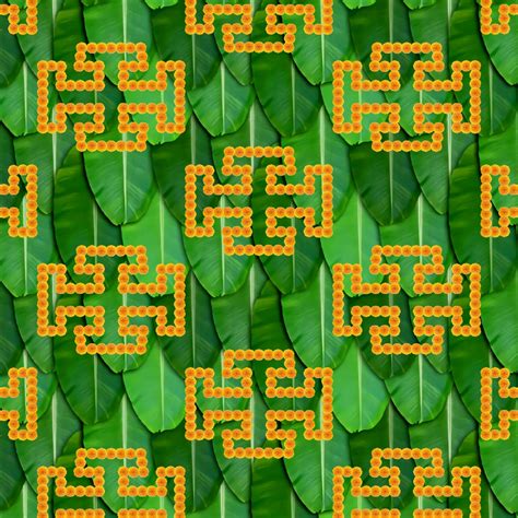 South Indian Backdrop: Texture of Banana leaf with angular pattern of – EFS