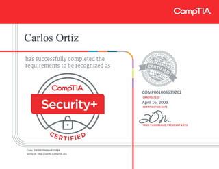 Image result for CompTIA Security Certificate