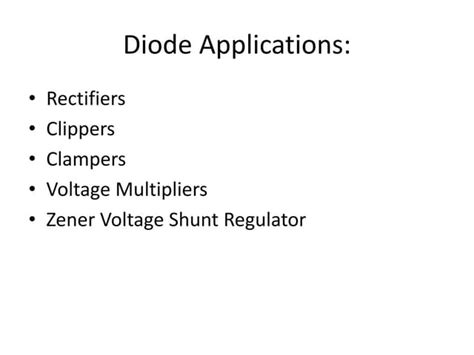 Image result for Diode Applications