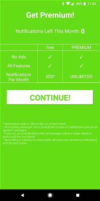 Android Text Message Notification 的图像结果
