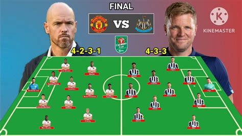 Final Carabao Cup 2022/2023 ~ Manchester United vs Newcastle Head To ...
