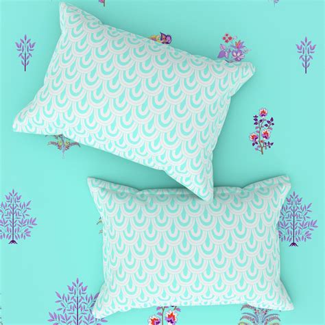 Buy BICHAUNA Amelia Cotton 4Pcs Printed Double Bed-In-A-Bag Set from ...