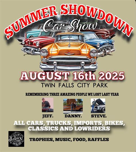 Summer Showdown 11th Annual Car Show, Twin Falls City Park, 16 August ...