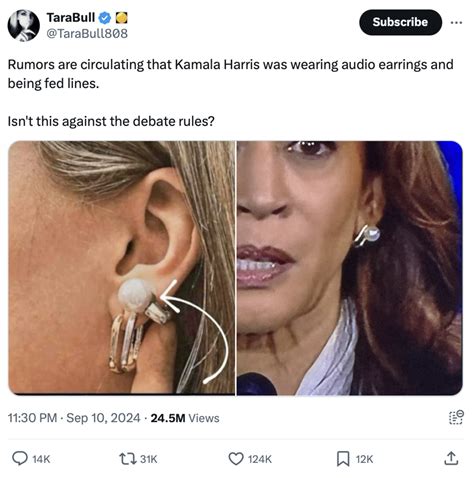 Former OAN Anchor Debunks Kamala Harris Earrings Hoax Pushed by Laura ...