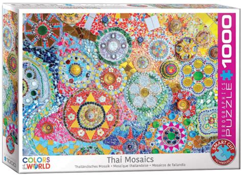 Пазл Eurographics 1000 деталей, элементов: Мозаика из Таиланда (Colors ...
