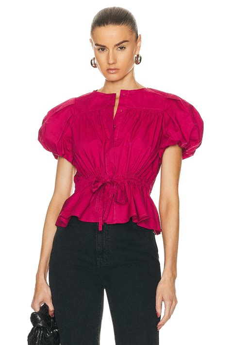 Ulla Johnson Mila Top in Rosebud | FWRD