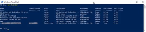 Image result for PowerShell Get Printer ID
