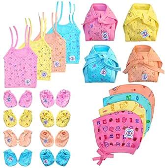Buy V.B.K Baby Boy and Baby Girl Cloth Set Combo Pack of Jhabla ...