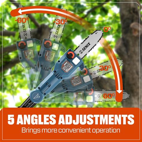 SENIX Electric Pole Saw for Tree Trimming, 8 Inch India | Ubuy