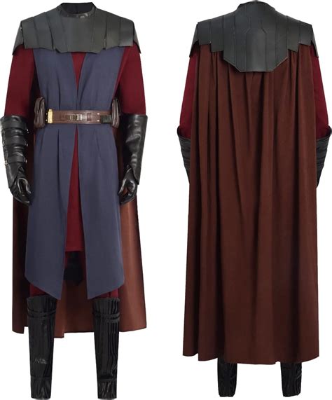 Amazon.com: Howenlthy Adult Anakin Cosplay Costume Anakin Skywalker ...