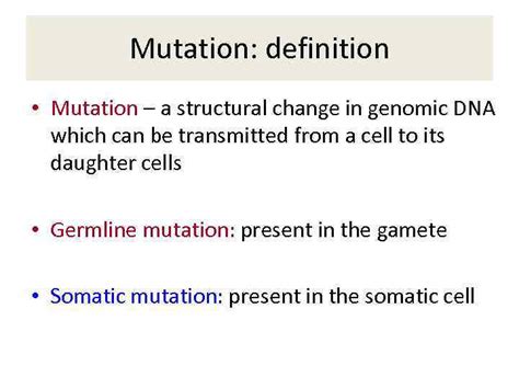 Image result for Define Mutation