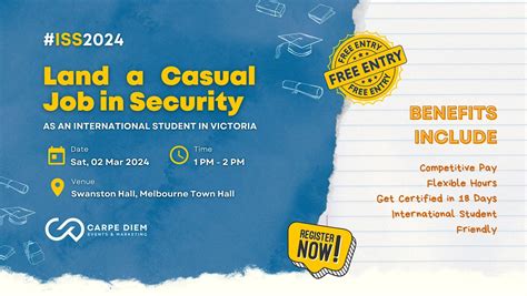 How to Land a Security Job in Australia, Melbourne Town Hall, 2 March ...