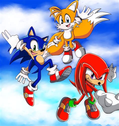 Sonic Heroes cover art by yumethenekomata on DeviantArt