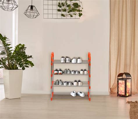 Nilkamal Proxima Metal Collapsible Shoe Stand Price in India - Buy ...