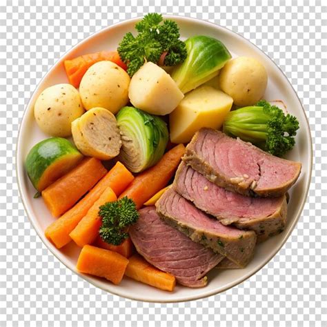 Newfoundland jantar cozido isolado em fundo transparente | PSD Premium ...