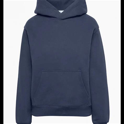 aritiza ink blue navy perfect hoodie size large fits... - Depop
