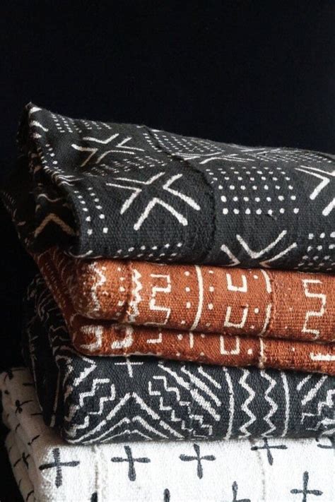 Authentic Mali Mudcloth Fabric // 100% Cotton - Etsy India