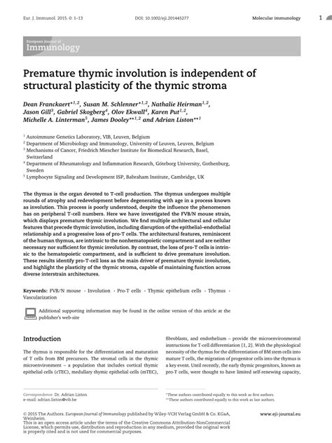 Image result for What Is Thymic Involution