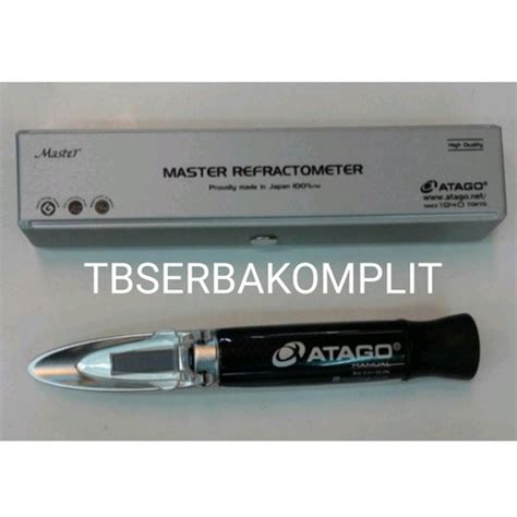Jual ATAGO JAPAN Master 20M Refractometer Brix 0-20% Ukur Kadar Gula ...