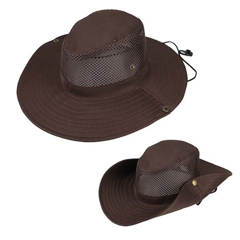 Campings Fishing Ventilate Hat Jungle Round Side Large Hat Wide Brims Hat - Walmart.com