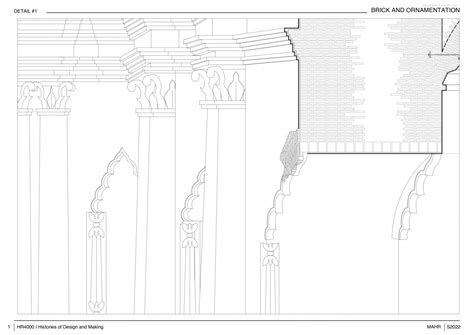 Brick work and Ornamentation: Decoding Lucknow architect | CEPT - Portfolio