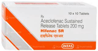 Hifenac Sr Tablet 10: Uses, Side Effects, Price & Substitutes