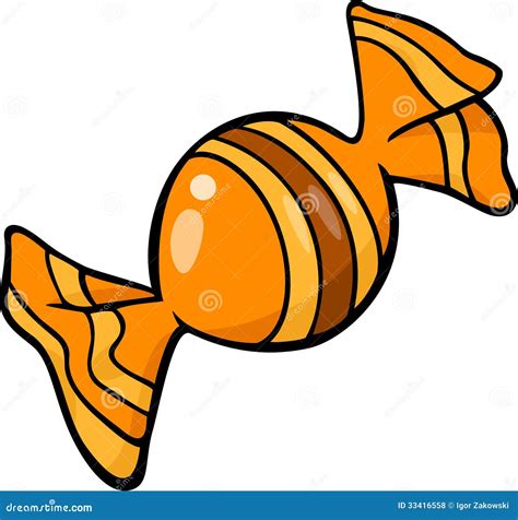 Candy Cartoon Illustration Clip Art Stock Vector - Illustration of cartoon, vector: 33416558