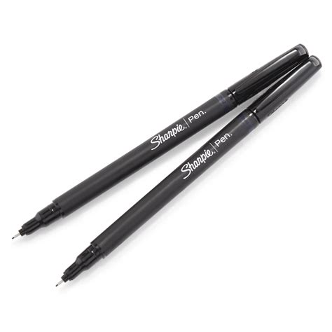 Sharpie Fine Point Pens, Black, 4 Count