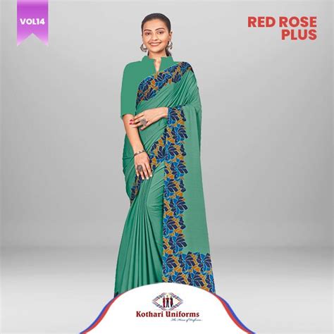 RPS5C - Uniform Sarees | Kothari Uniforms | Red Rose Plus