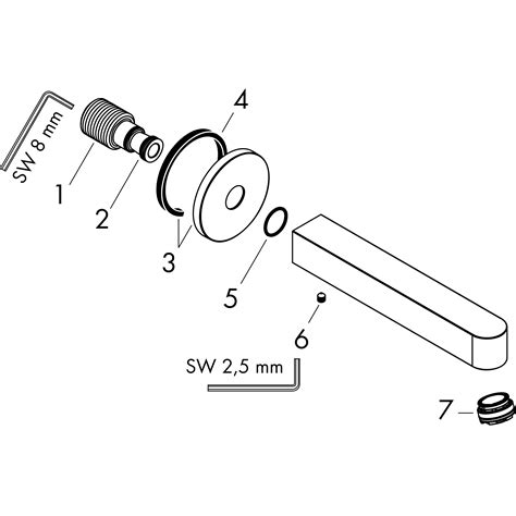 hansgrohe Bath fillers: Finoris, Bath spout, Item No. 76410000 ...