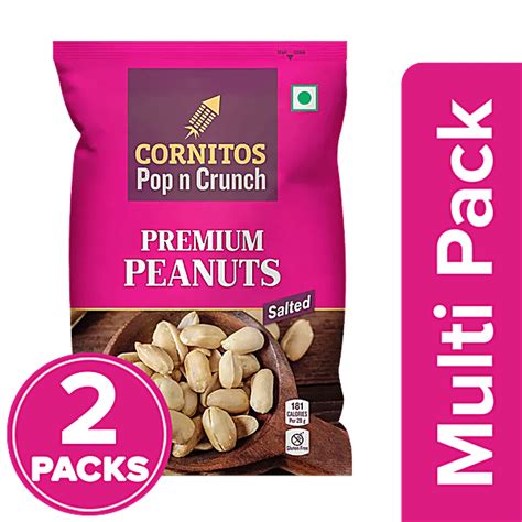 Buy Cornitos Pop N Crunch - Premium Salted Peanuts, For Healthy ...
