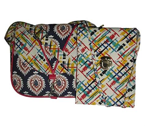 Buy CRAFTS MY DREAM Multi Color Floral Print Com Fancy Cross Body Sling ...