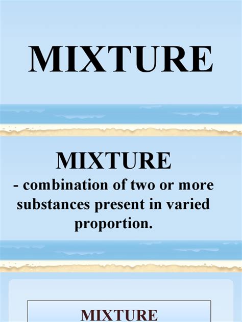 Image result for Mixture