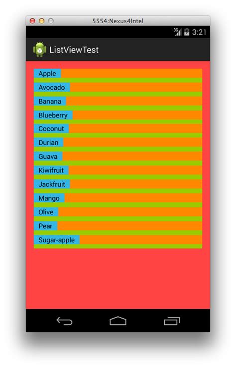 Image result for Android ListView Clear Items