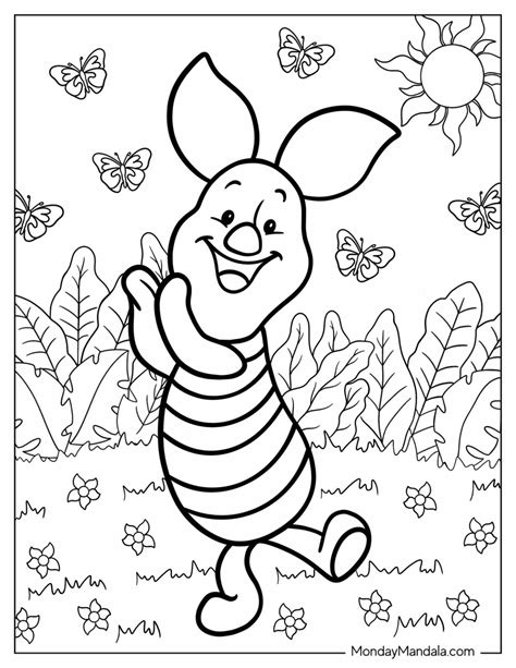 20 Piglet Coloring Pages (Free PDF Printables)