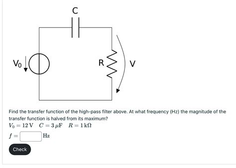 Image result for MATLAB Code for High Pass Filter for a Transfer Function