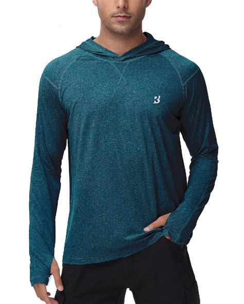 Mens UPF 50+ Fishing Swim Shirt - Long Sleeve Sun Shirts Rashguard ...