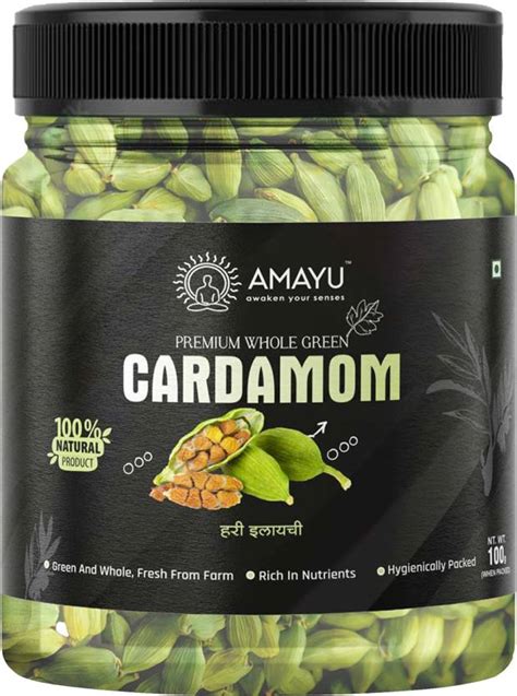 AMAYU Premium Whole Green Cardamom | Hari Elaichi| Price in India - Buy ...