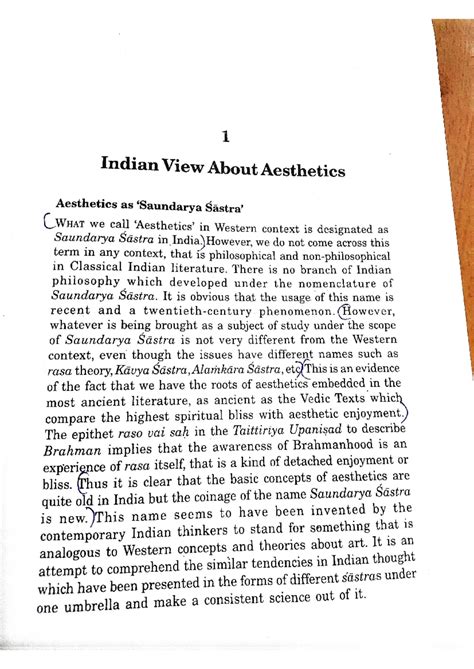Unit-1( ch-1 indian view about aesthetic) - Aesthetics DSE - Studocu