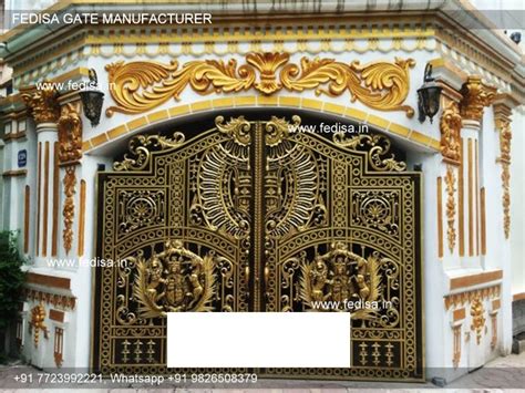 New Gate Design Steel Gate Design For Temple Front Door Security Gate ...