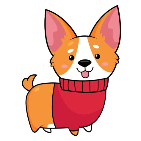 Стикеры корги — бесплатные стикеры животные