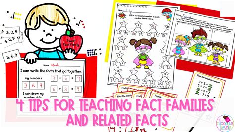 4 Tips for Teaching Fact Families and Related Facts